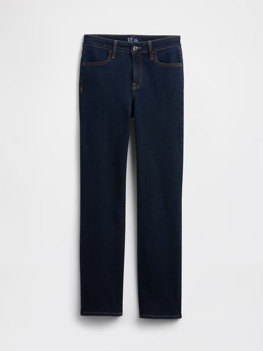 Gap Women's 00/24 Dark Wash Mid Rise Classic Straight Jeans 60% off Retail